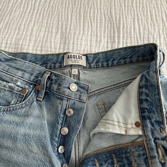 AGOLDE - Park Vintage Cut Off Shorts - Picture 4 of 7